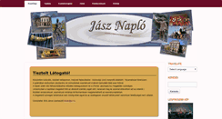 Desktop Screenshot of jasznaplo.hu